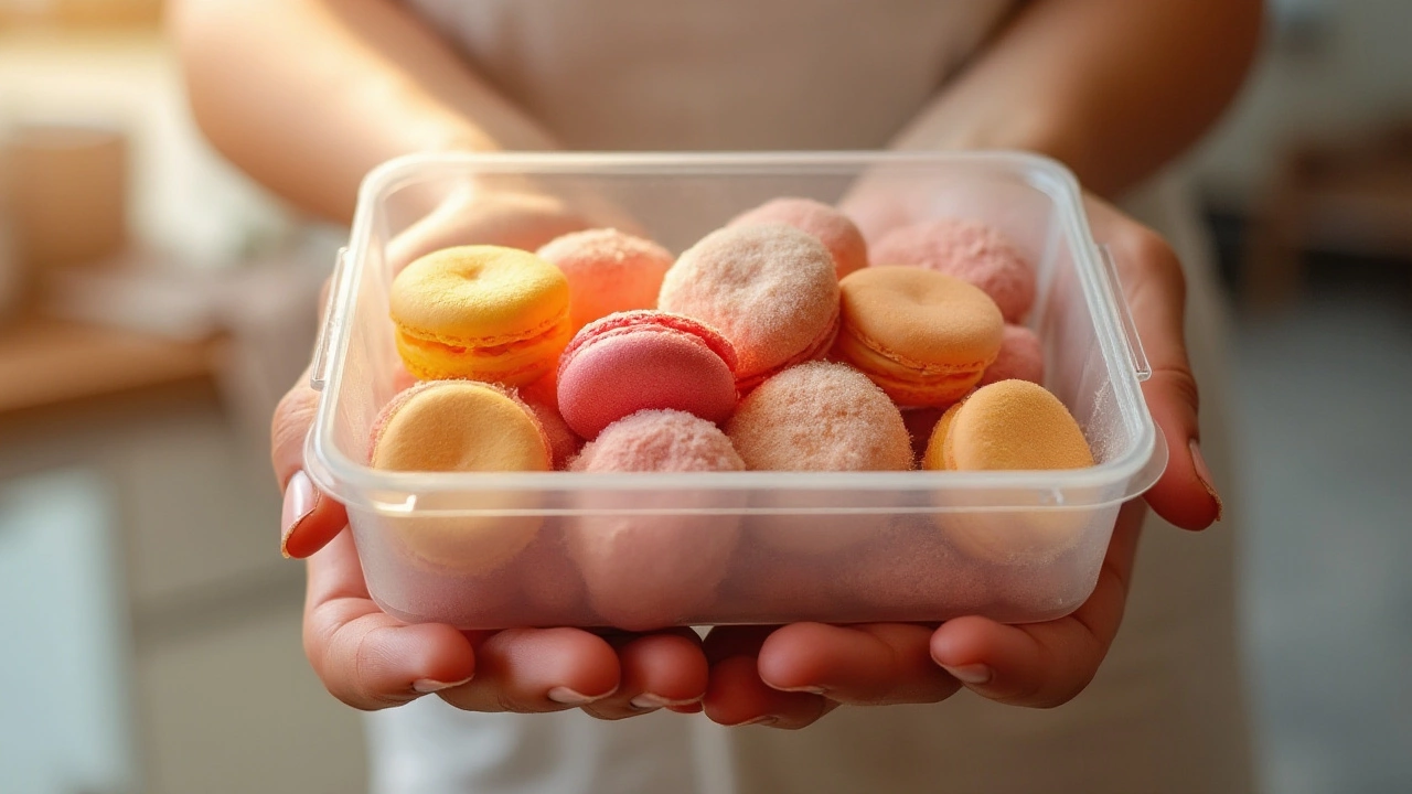 Thawing and Enjoying Frozen Macarons