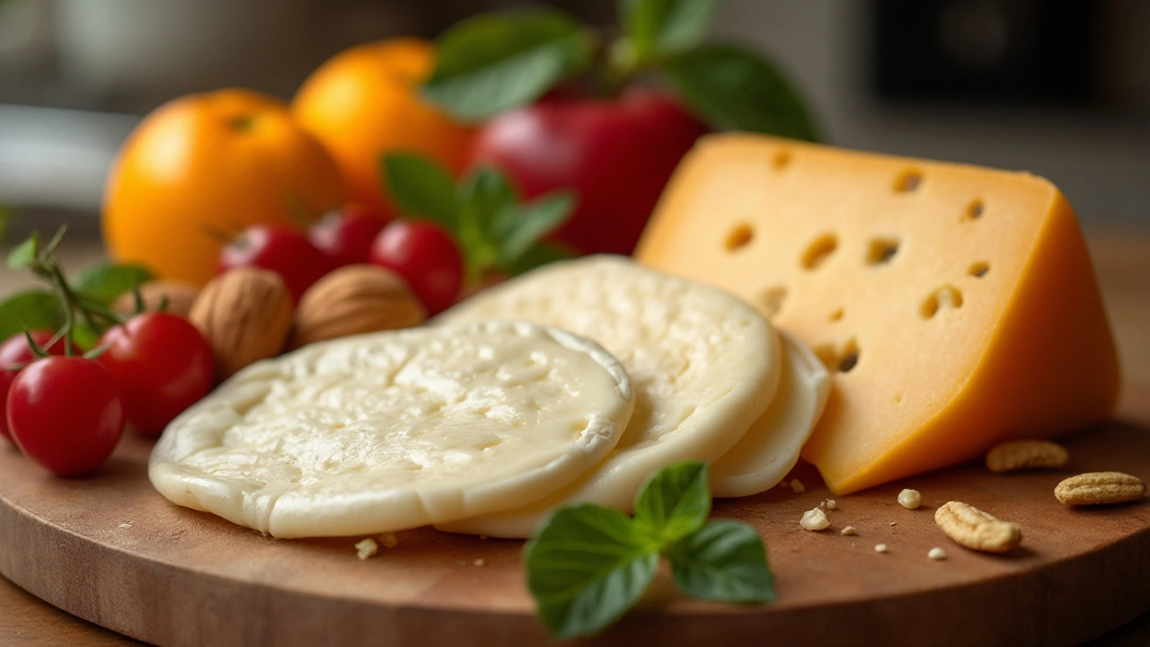 Cheese Fat Content: Mozzarella vs Emmental