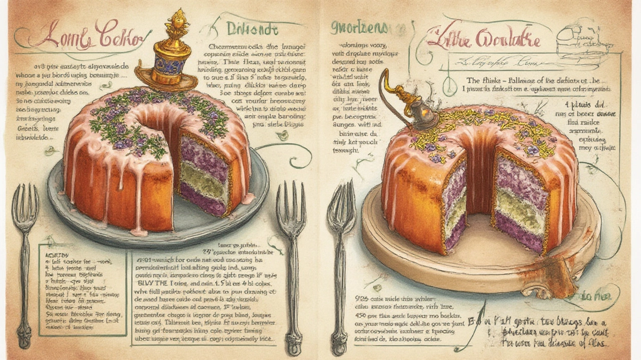 What Goes Into a King Cake vs. a Queen Cake?